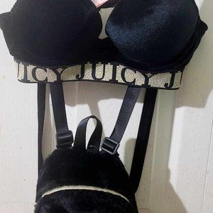 Juicy Couture Velvet Bra + Kendall & Kylie Mini Backpack